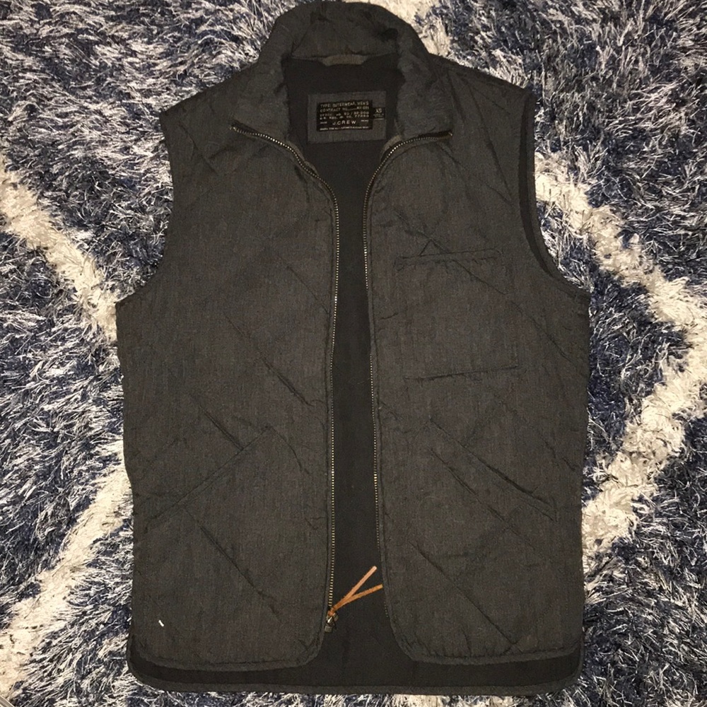 Men’s XS dark gray J Crew vest